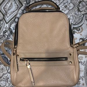 Tan backpack